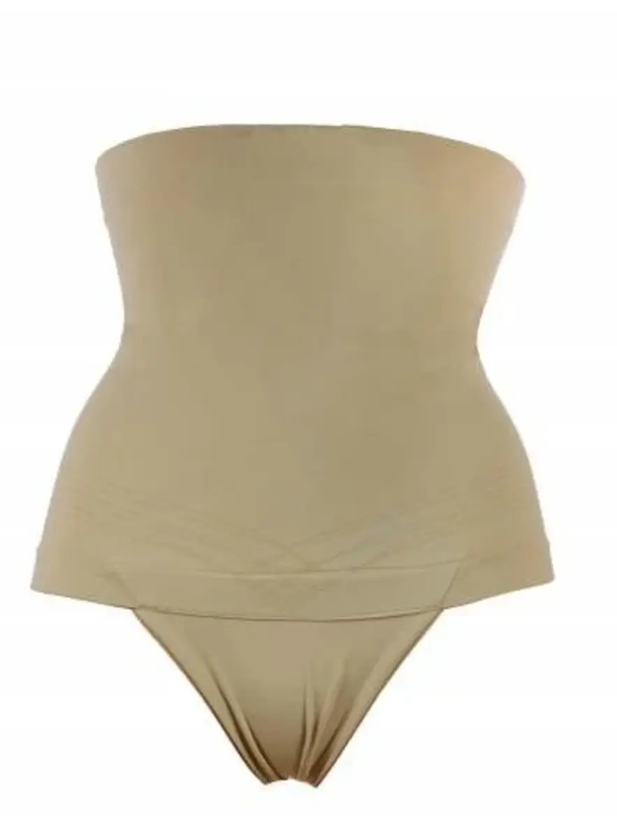 J&C  corrigerende stringband - buikcorrectie - Shapewear buik - zwart - beige