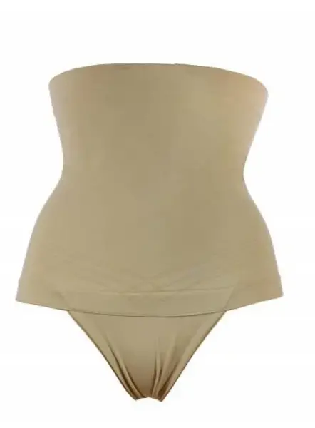 J&C  corrigerende stringband - buikcorrectie - Shapewear buik - zwart - beige