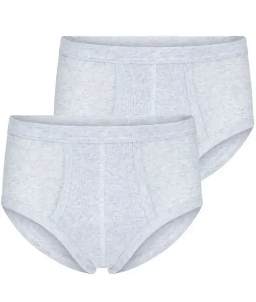 Beeren 2-pak heren slips met gulp - M500 grijsmellee - Heren onderbroek met sluiting - Klassiek beeren ondergoed heren Beeren 2-pak heren slips met gulp - M500 grijsmellee - Heren onderbroek met sluiting - Klassiek beeren ondergoed heren