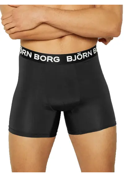 Bjorn Borg heren boxershort - Performance - 3-Pack - MP001 - Black Bjorn Borg heren boxershort - Performance - 3-Pack - MP001 - Black
