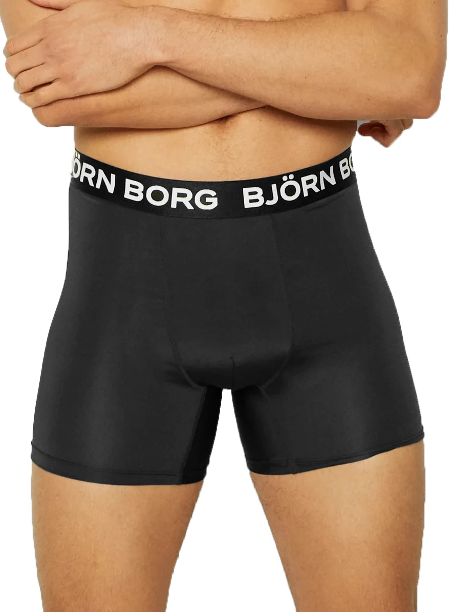 Bjorn Borg heren boxershort - Performance - 3-Pack - MP001 - Black