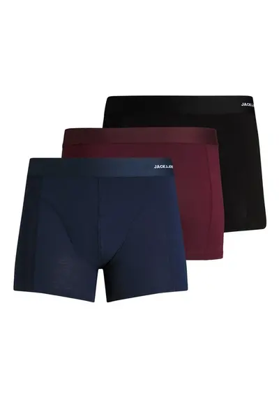 Jack & Jones 3-Pack Bamboe heren boxershort - Port Royale Jack & Jones 3-Pack Bamboe heren boxershort - Port Royale