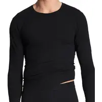 HL-tricot heren ondershirt Lange mouw zwart HL-tricot heren ondershirt Lange mouw zwart