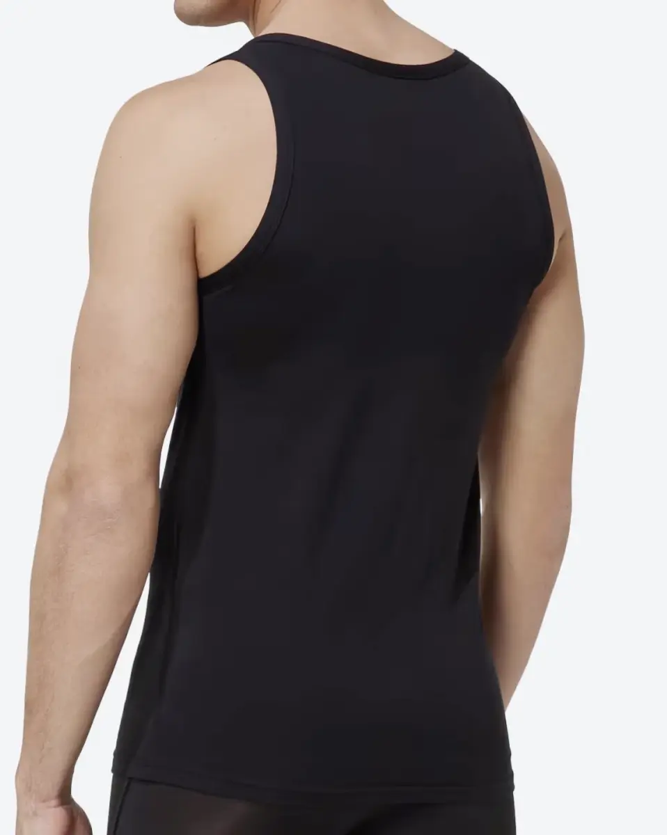 Beeren Young heren hemd sport - Microfiber onderhemd voor mannen - Sneldrogend - Zwart - Wit Beeren Young heren hemd sport - Microfiber onderhemd voor mannen - Sneldrogend - Zwart - Wit