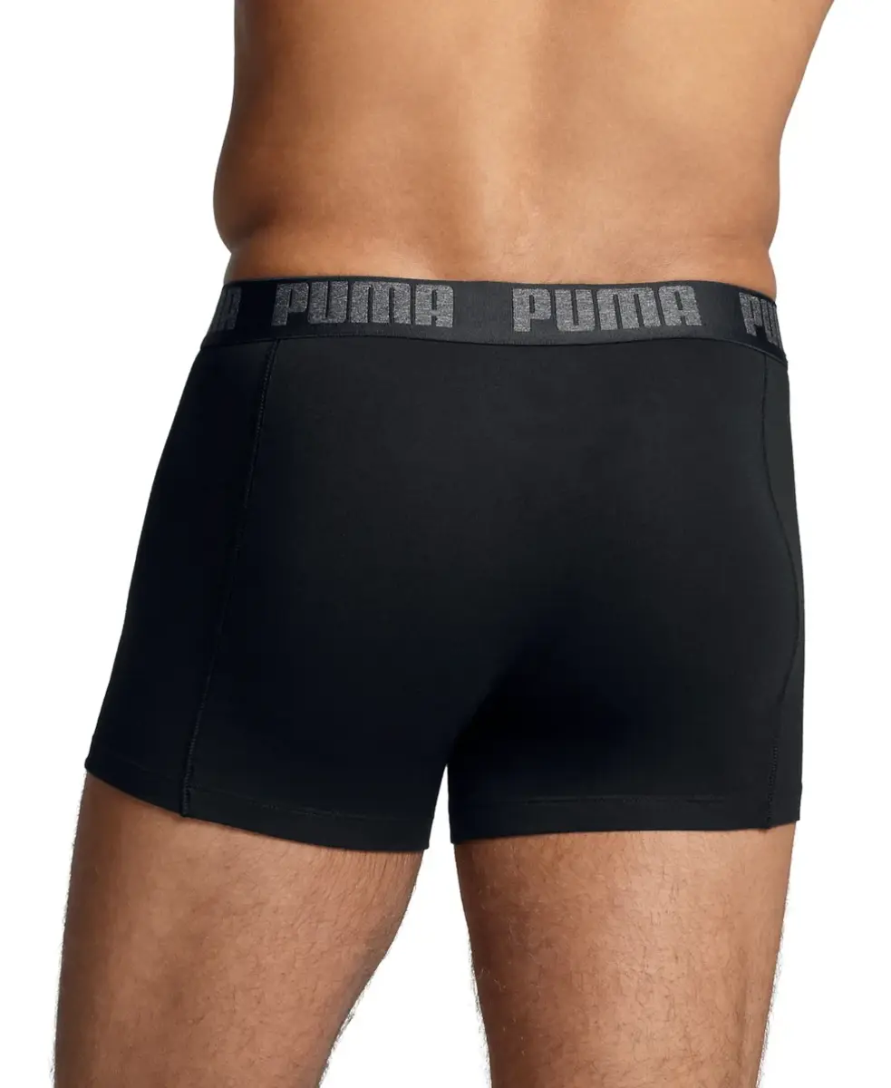 Puma 6-pack Heren Boxershort - Zwarte Multipack heren boxershorts Elastisch katoen Puma 6-pack Heren Boxershort - Zwarte Multipack heren boxershorts Elastisch katoen
