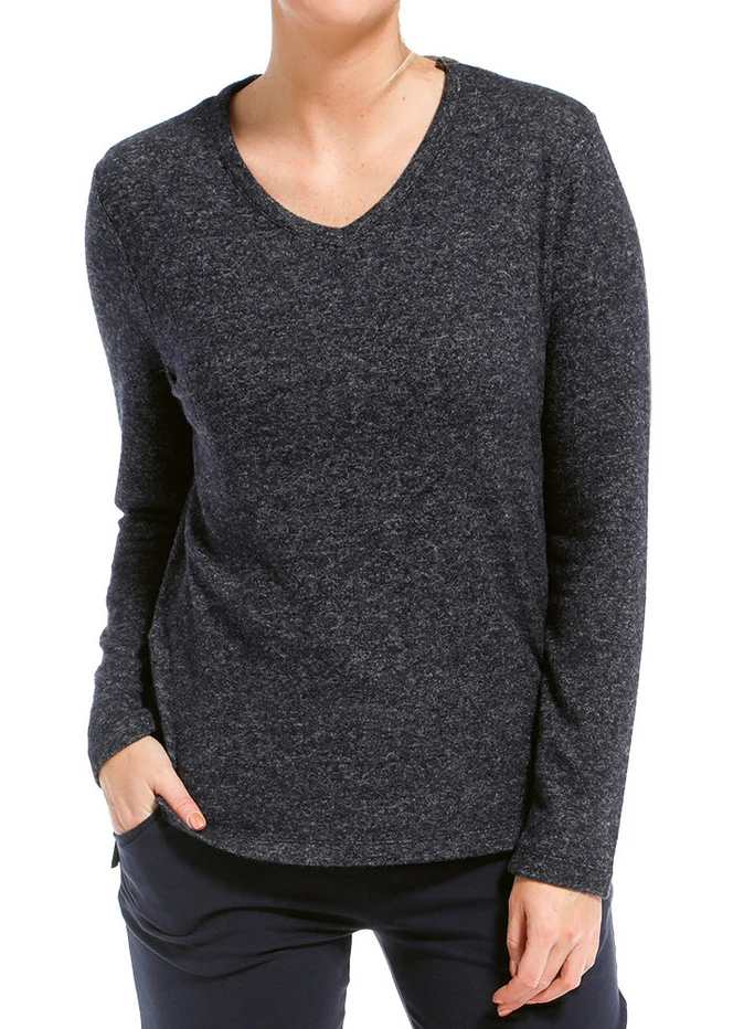 Pastunette 24/7 pyjama shirt dames - Lange mouw - Dark Blue