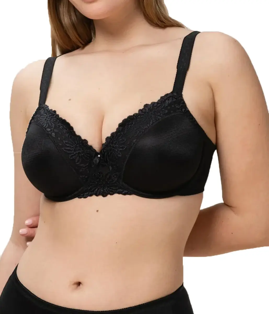 TRIUMPH BH Ladyform Soft W X - Minimizer Bh - Bh voor kleinere borsten - Zwart - Stevige bh