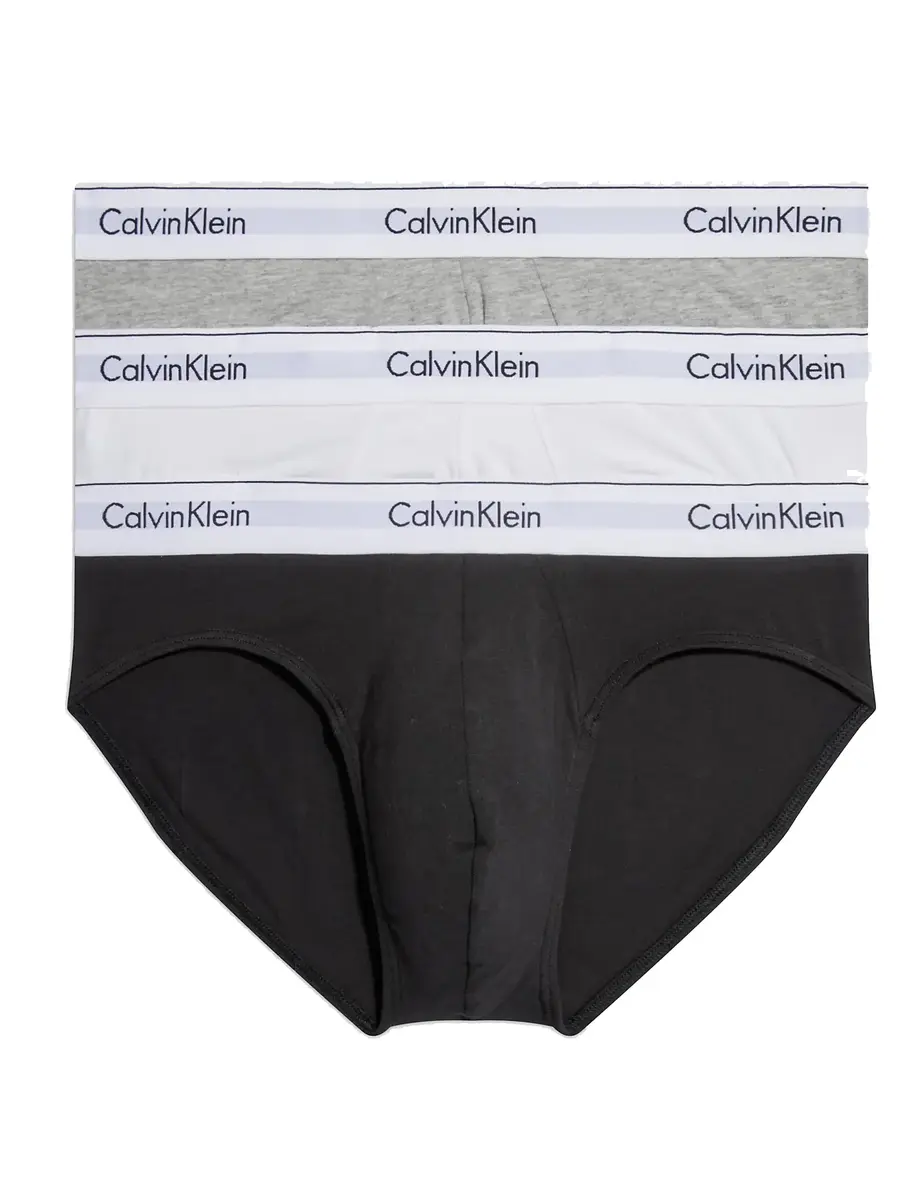 Calvin Klein 3-Pack Heren heup slips - Hip Brief - Elastisch katoenen heren onderbroeken multipack