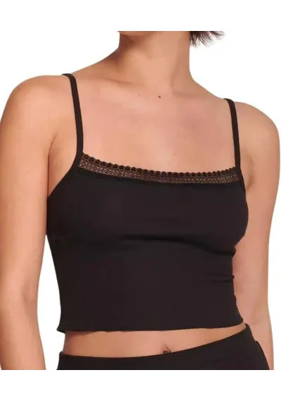 Sloggi dames hemd GO Ribbed Crop Top Sloggi dames hemd GO Ribbed Crop Top