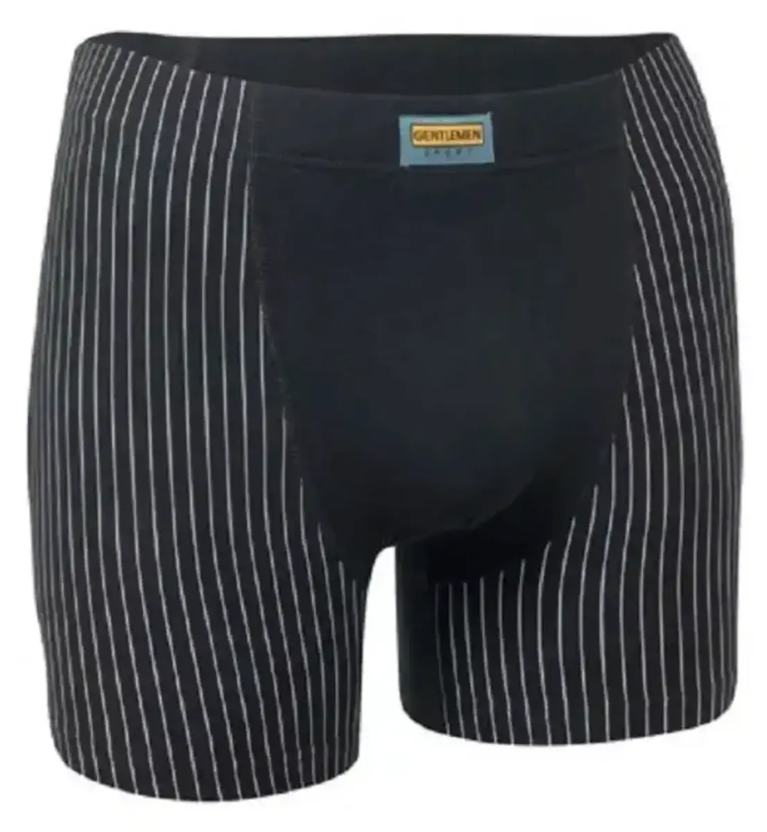 Gentlemen heren Boxershort smal streepje - Elastisch katoenen heren ondergoed - onderbroek - zwart, blau Gentlemen heren Boxershort smal streepje - Elastisch katoenen heren ondergoed - onderbroek - zwart, blau
