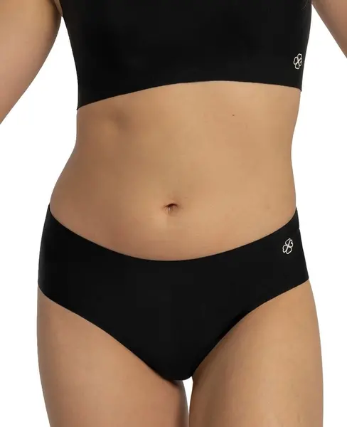 Dorina naadloze slip Airlite Eco - Hipster Classic - Invisible dames onderbroek - Beige - zwart Dorina naadloze slip Airlite Eco - Hipster Classic - Invisible dames onderbroek - Beige - zwart