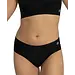 Dorina naadloze slip Airlite Eco - Hipster Classic - Invisible dames onderbroek - Beige - zwart - Zwart