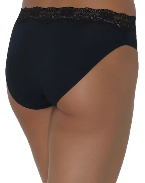 Nina von C kanten dames Tai slip - Jazzpant Modal - Kanten dames onderbroek - Zwart en wit Nina von C kanten dames Tai slip - Jazzpant Modal - Kanten dames onderbroek - Zwart en wit