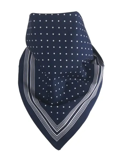 Bandana Blauw kleine stippel 54x54 CM Bandana Blauw kleine stippel 54x54 CM