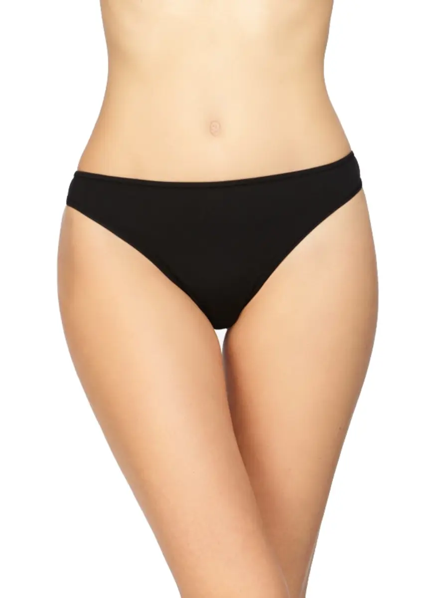 Avet string dames 3490 microfiber - Gladde string - onzichtbaar - Invisible - badstof kruisje - zwart, wit, rood, huidskleur