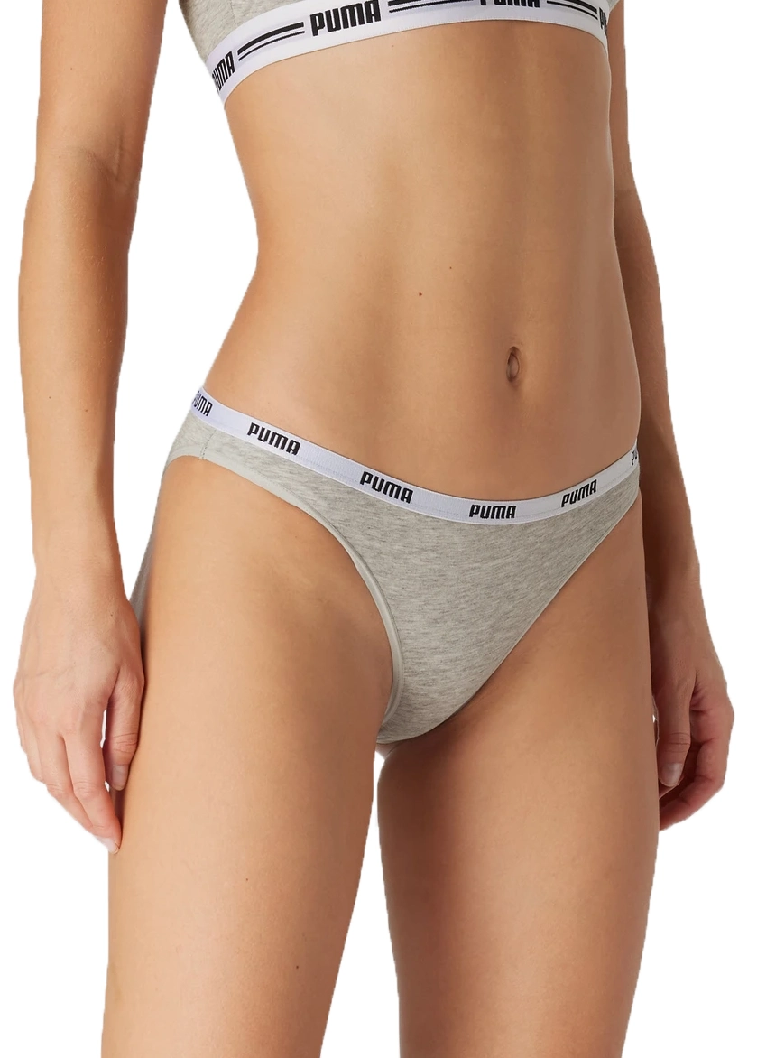 Puma 2-Pack dames Bikini slips - Lage dames katoenen modal slips