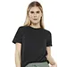 Pieces dames ondershirt korte mouw - T-shirt vrouwen katoen - Slim fit aansluitend - Zwart