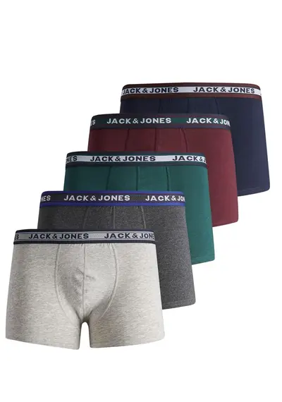 Jack and Jones 5-Pack heren boxershorts - Sea Moss Jack and Jones 5-Pack heren boxershorts - Sea Moss