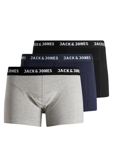 Jack & Jones 3-Pack heren boxershort  - Black Blue Nights Jack & Jones 3-Pack heren boxershort  - Black Blue Nights