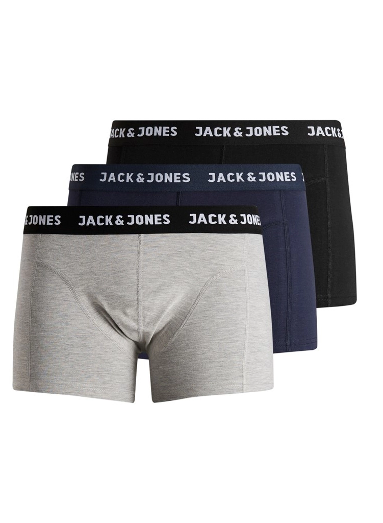Jack & Jones 3-Pack heren boxershort - Black Blue Nights