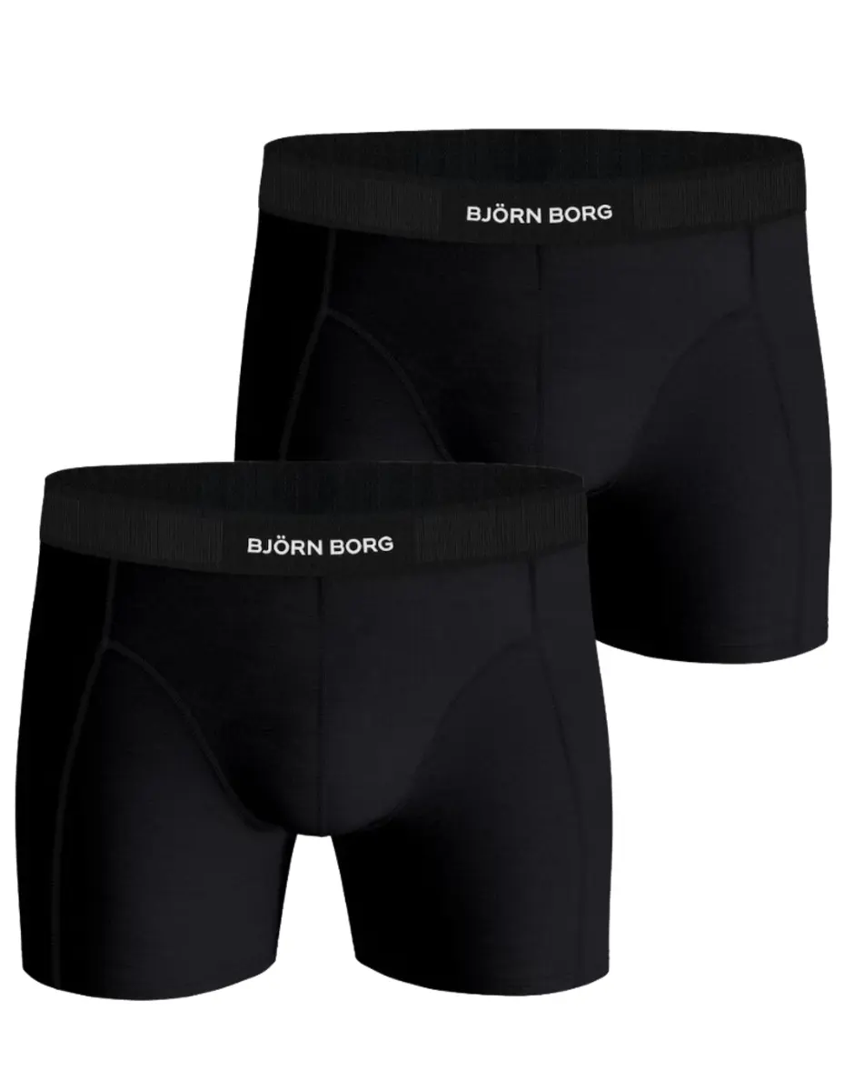 Björn Borg 2-pack heren boxers - Lyocell - Tencell boxershort maat S