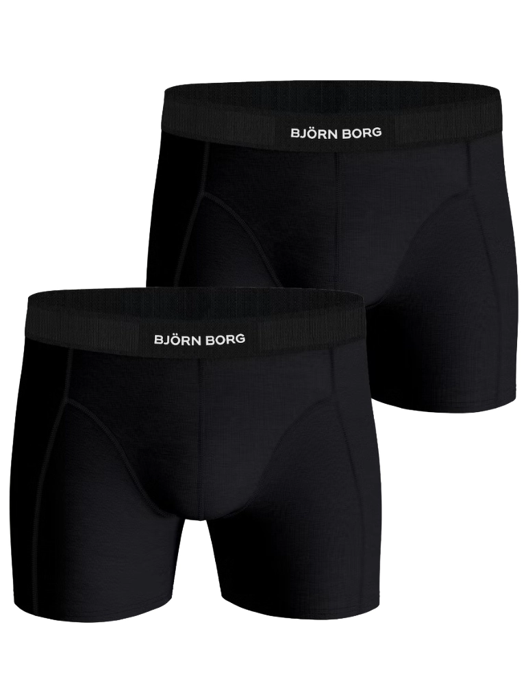 Björn Borg 2-pack heren boxers - Lyocell - Tencell boxershort maat S