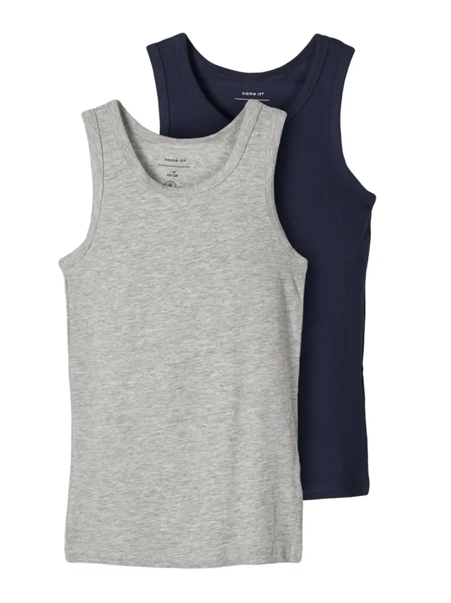 Name it 2-Pack kinder/ jongens hemden - Katoenen onderhemd - Duurzaam Name it 2-Pack kinder/ jongens hemden - Katoenen onderhemd - Duurzaam