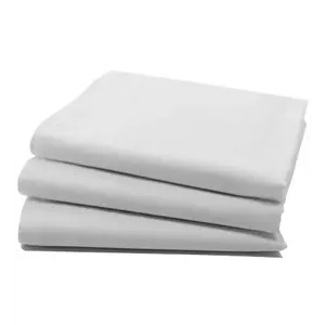 Tiseco Heren Zakdoek wit, 12 stuks - Katoenen stoffen zakdoek