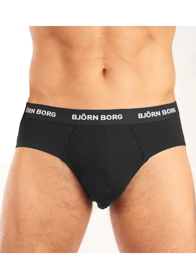 Bjorn Borg 3-pak Heren slip - Zwart