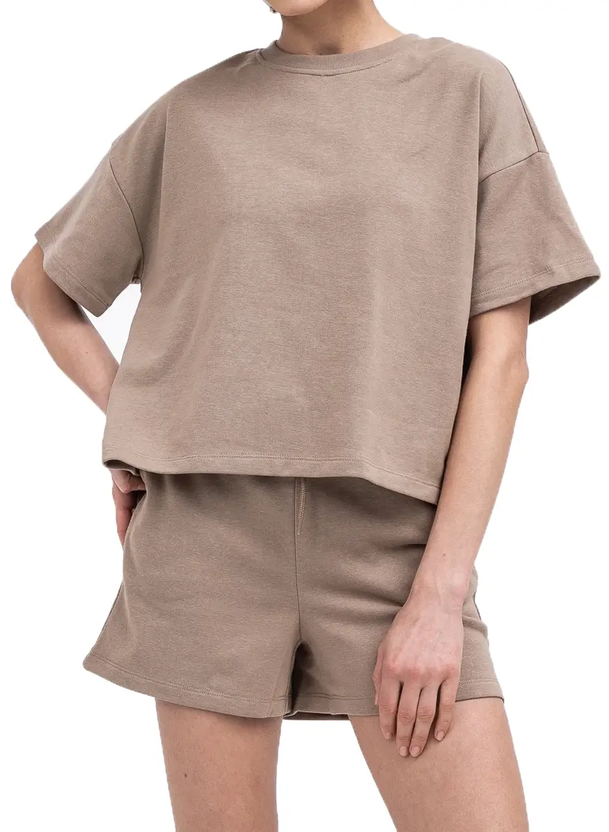 Pieces - Loungewear Top - Summer 2/4 wijde top - Oversized jogging T-shirt korte mouw Pieces - Loungewear Top - Summer 2/4 wijde top - Oversized jogging T-shirt korte mouw