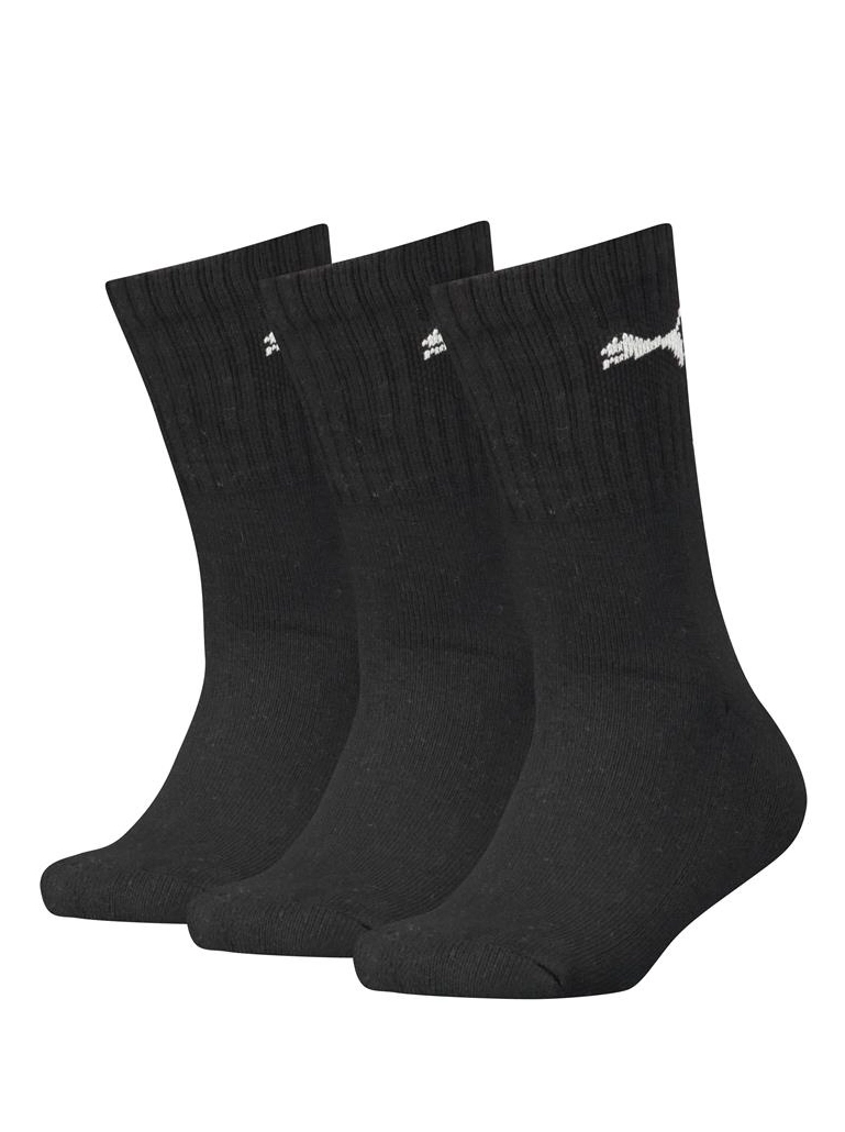 Puma 3-pack kinder sport sokken - Hoge katoenen sokken voor jongens en meisjes