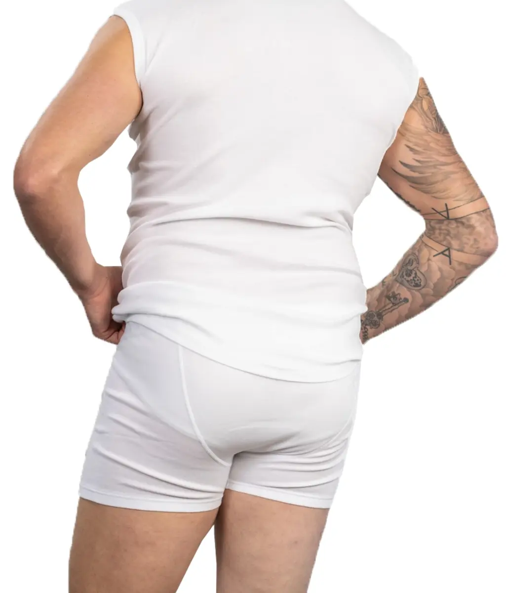 HL-tricot sportbroek heren met gulp - Klassiek heren ondegoed - ouderwets - senioren