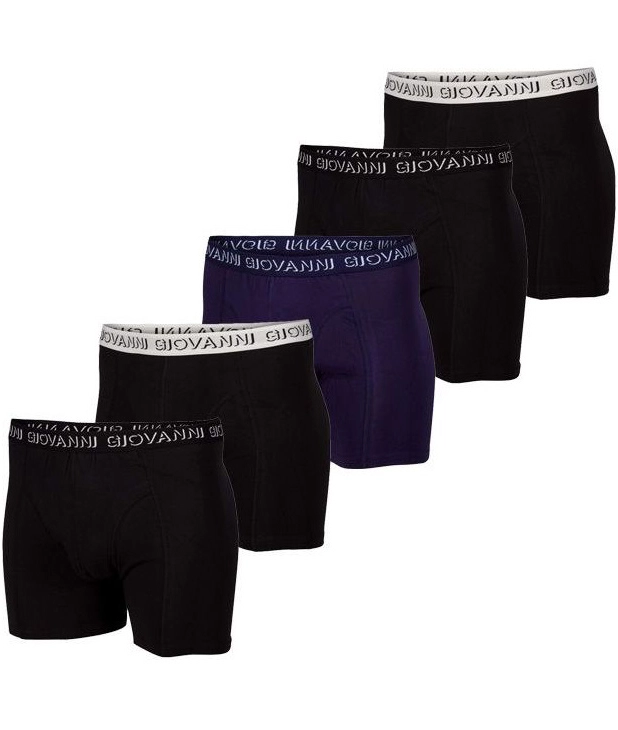 Giovanni 5-pak Heren Boxershort - Clasico - Katoenen heren ondergoed multipack