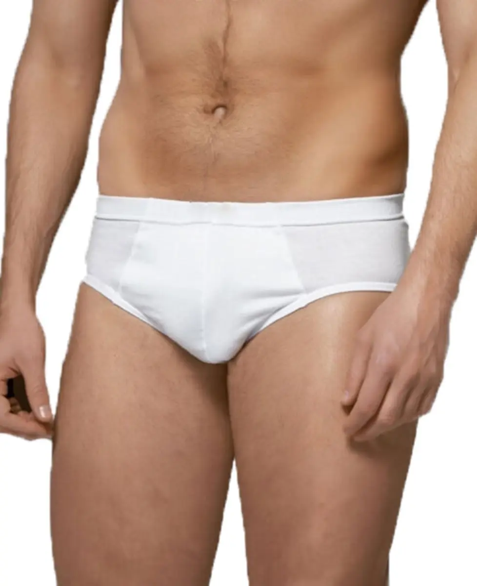 HL-tricot heren sport slip wit - 100% Katoen heren ondergoed - witte onderbroek mannen HL-tricot heren sport slip wit - 100% Katoen heren ondergoed - witte onderbroek mannen