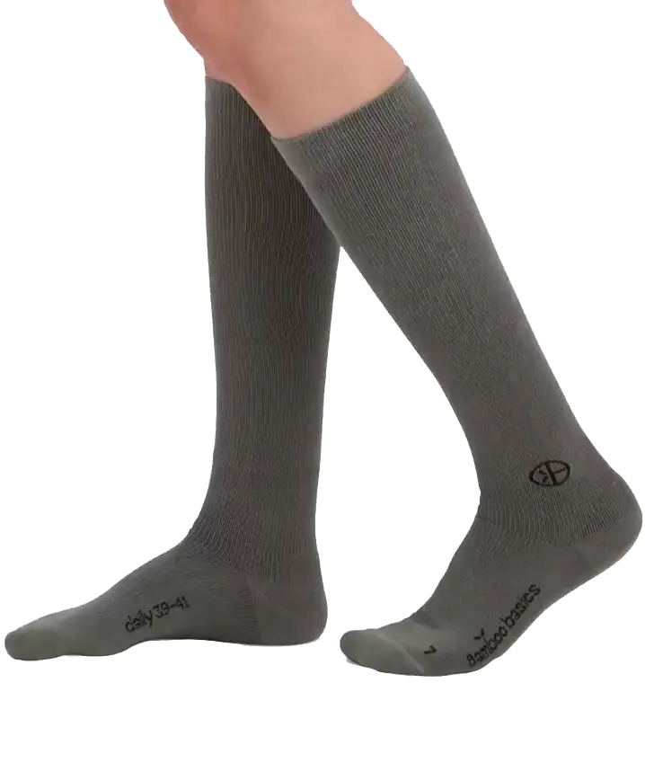 Bamboo Basics Compressie kous - Max Daily - Hoge kniekous corrigerend