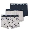 Name it 3-pak jongens boxershort - Voetbal - Melange