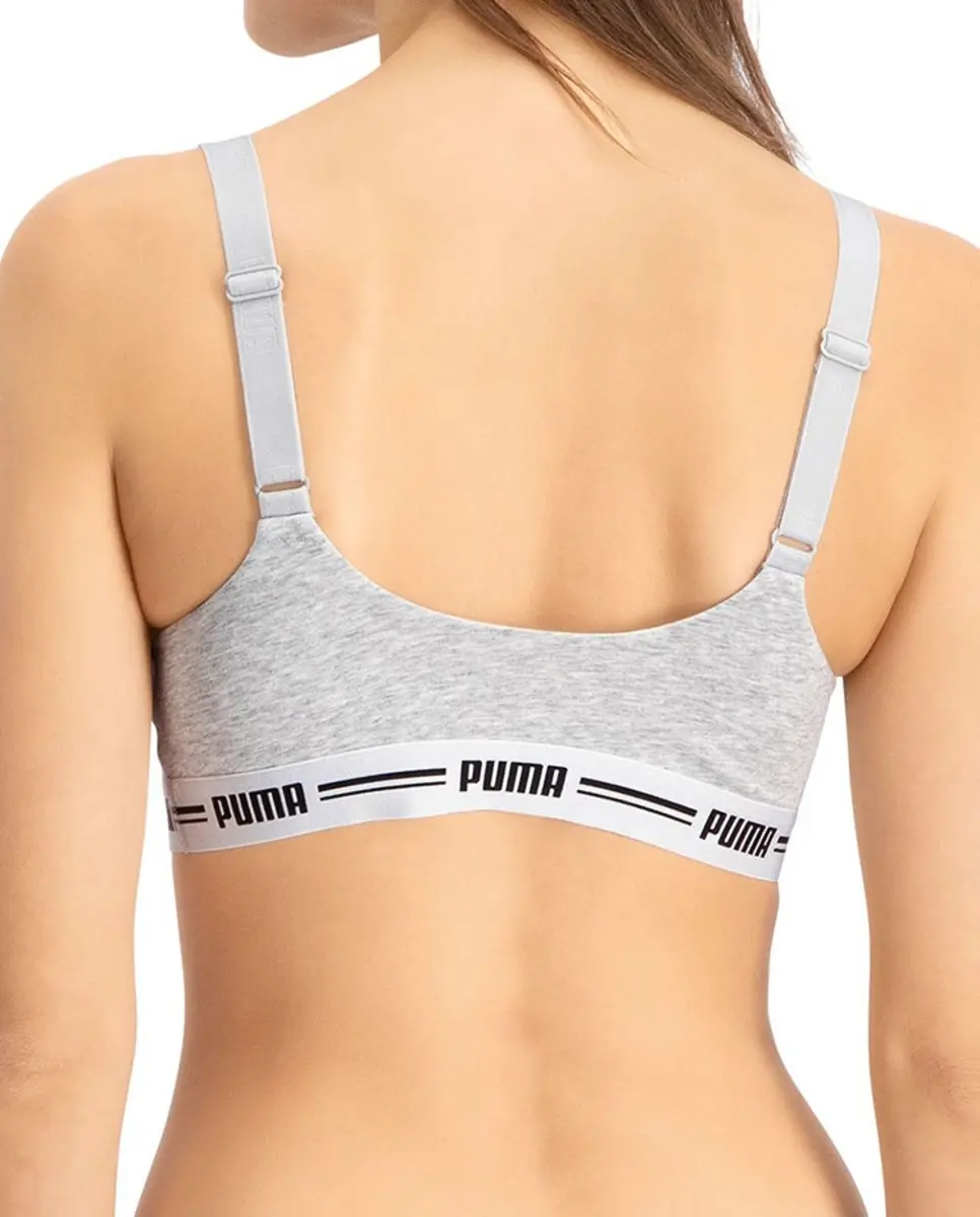 Puma dames BH-top met vulling - Katoenen bralette - Bustier Puma dames BH-top met vulling - Katoenen bralette - Bustier