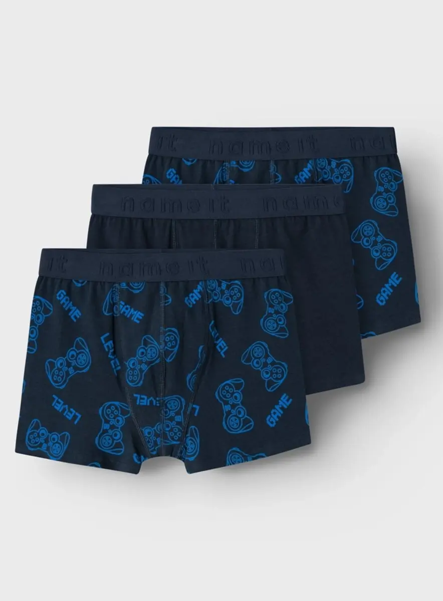 Name-it 3-pak jongens boxershorts - Gamer - Katoenen jongens onderbroeken