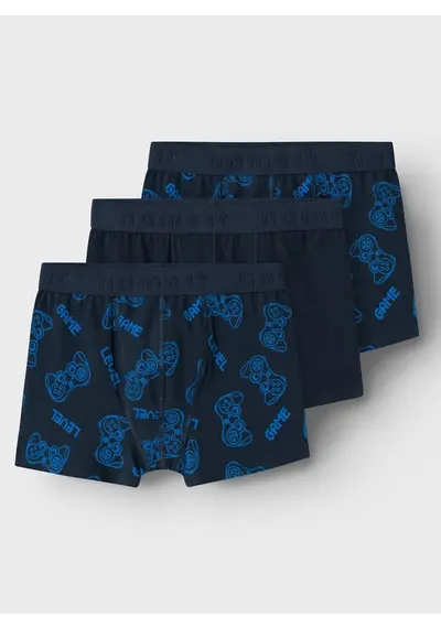 Name-it  3-pak jongens boxershorts - Gamer Name-it  3-pak jongens boxershorts - Gamer