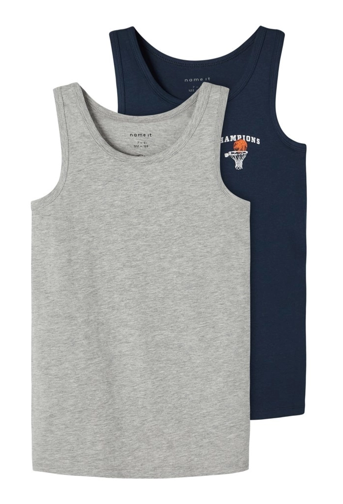 Name it jongens hemden 2-Pack - Dark Sapphire