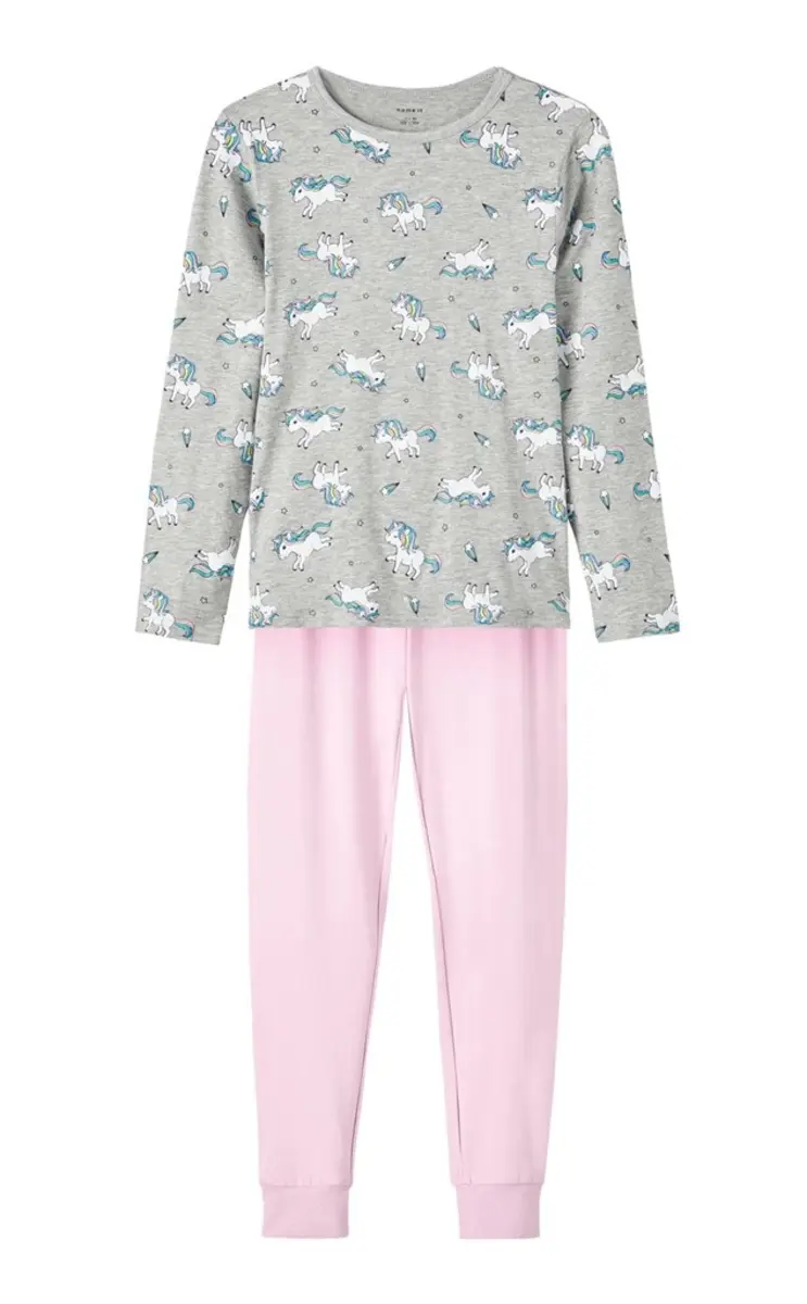 Name it meisjes pyjama - Unicorn - Katoenen meisjes nachtkleding