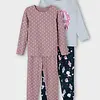 Name it meisjes pyjama 2-pack - Elderberry / Unicorn