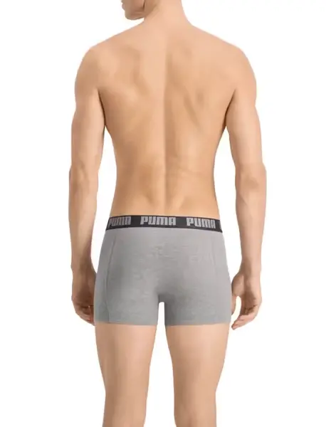 Puma Heren Boxershort 2-pak- Dark grey / Black - Katoenen mannen onderbroek Puma Heren Boxershort 2-pak- Dark grey / Black - Katoenen mannen onderbroek