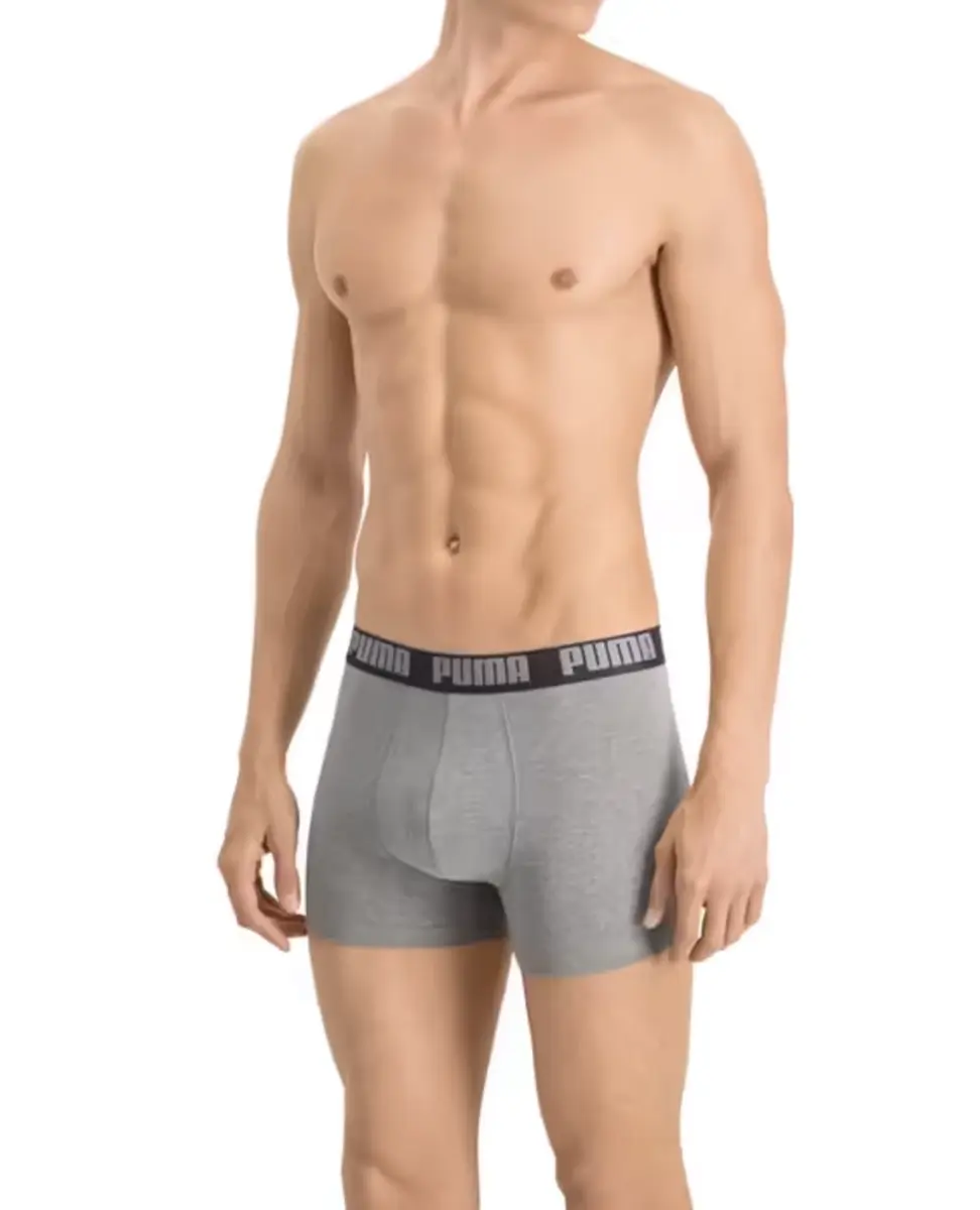 Puma Heren Boxershort 2-pak- Dark grey / Black - Katoenen mannen onderbroek Puma Heren Boxershort 2-pak- Dark grey / Black - Katoenen mannen onderbroek