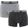 Puma Heren Boxershort 2-pak- Dark grey / Black