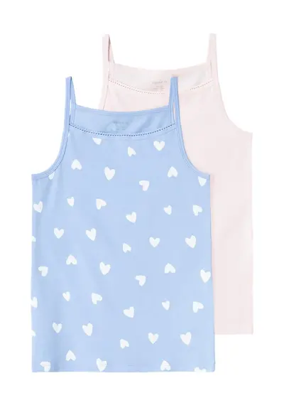Name it 2-pak meisjes hemdjes - Serenity Heart Name it 2-pak meisjes hemdjes - Serenity Heart