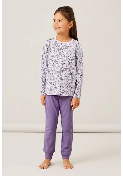 Name it meisjes pyjama - Purple Flower Name it meisjes pyjama - Purple Flower