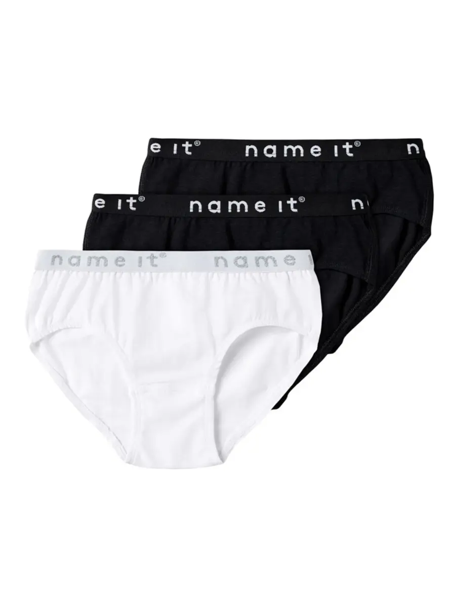 Name it meisjes slips - 3-pack - Basic - Katoenen meisjes ondergoed