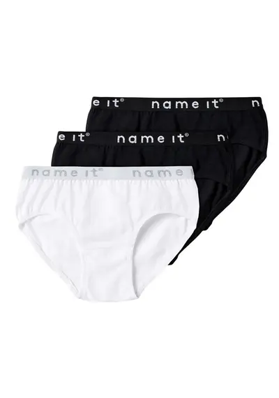 Name it meisjes slips - 3-pack - Basic Name it meisjes slips - 3-pack - Basic