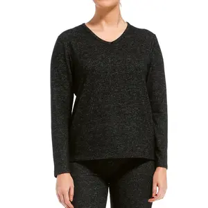 Pastunette pyjama trui dames - 24/7 - Lange mouw - Daonkergrijs - Pyjamashirt lange mouw dames - Viscose Pastunette pyjama trui dames - 24/7 - Lange mouw - Daonkergrijs - Pyjamashirt lange mouw dames - Viscose